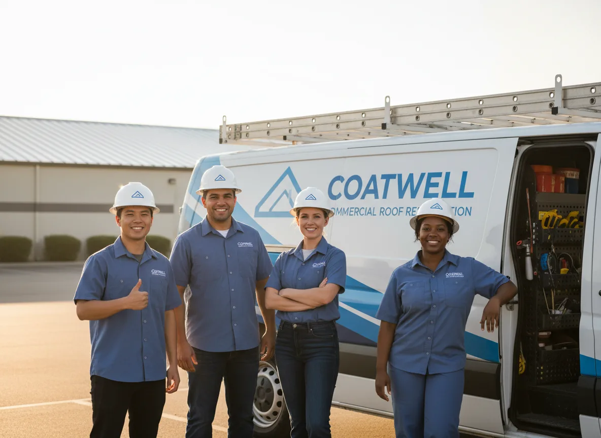 Commercial roof coating company in Heidrick, KY